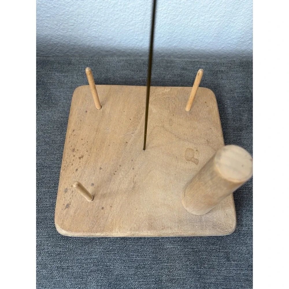 Yarn Cone Holder Skein Holder Wooden Yarn Storage For Knitting Machines ~16
